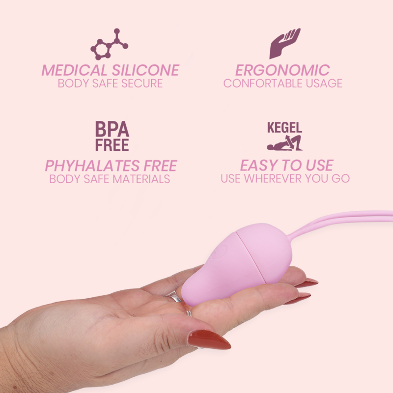 Balle de rééducation pelvienne en silicone avec poids progressifs — INTIMICHIC