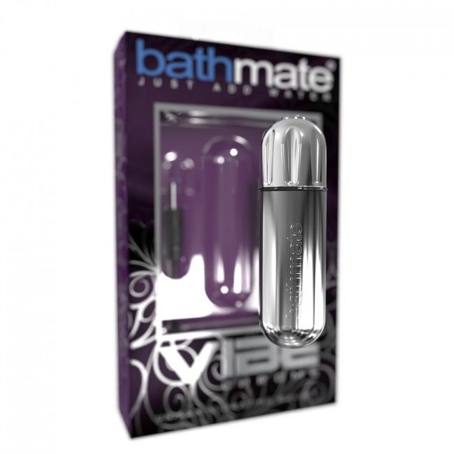 Balle vibrante rechargeable hydrothérapie argent — BATHMATE