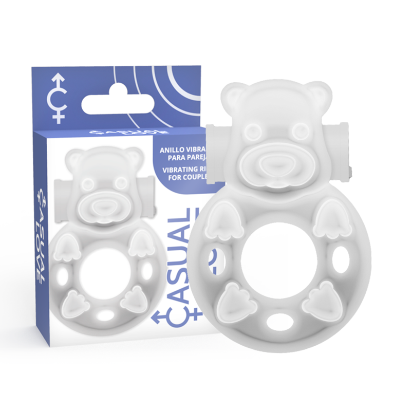 Anneau vibrant transparent Bunny — CASUAL LOVE