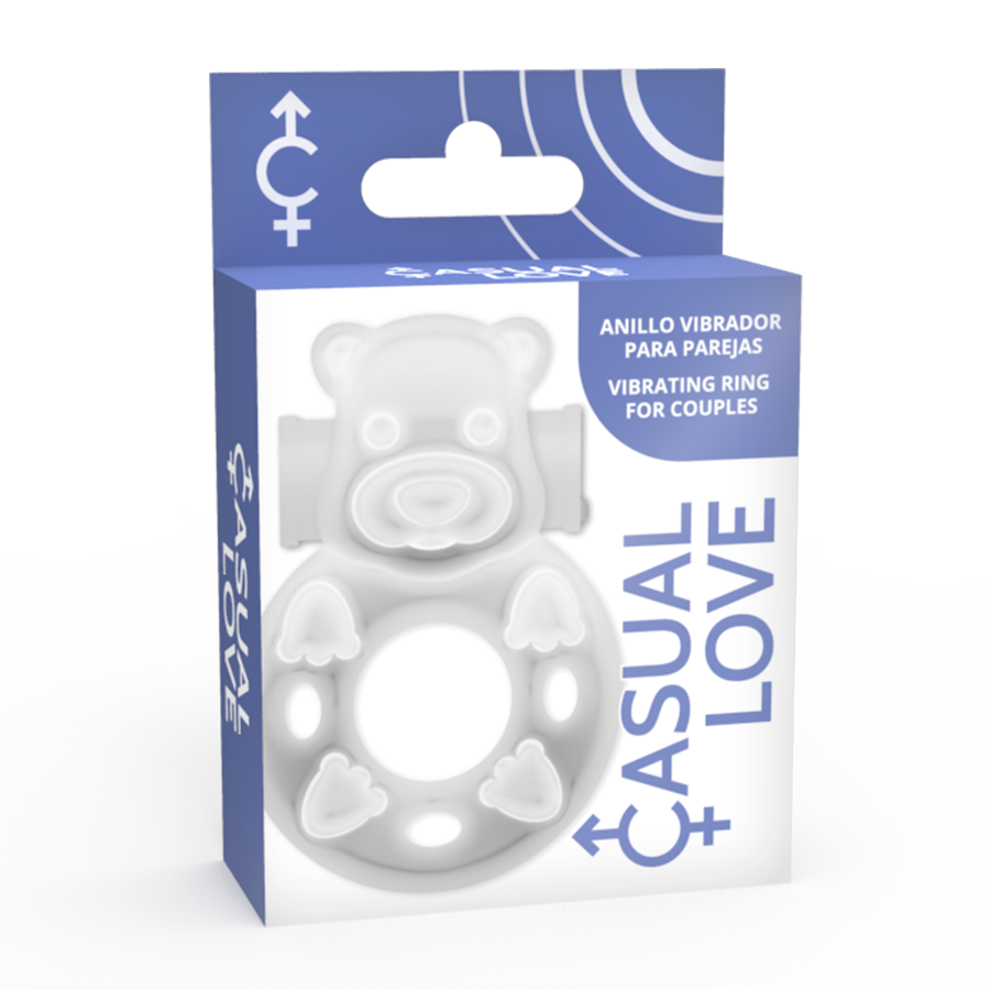 Anneau vibrant transparent Bunny — CASUAL LOVE