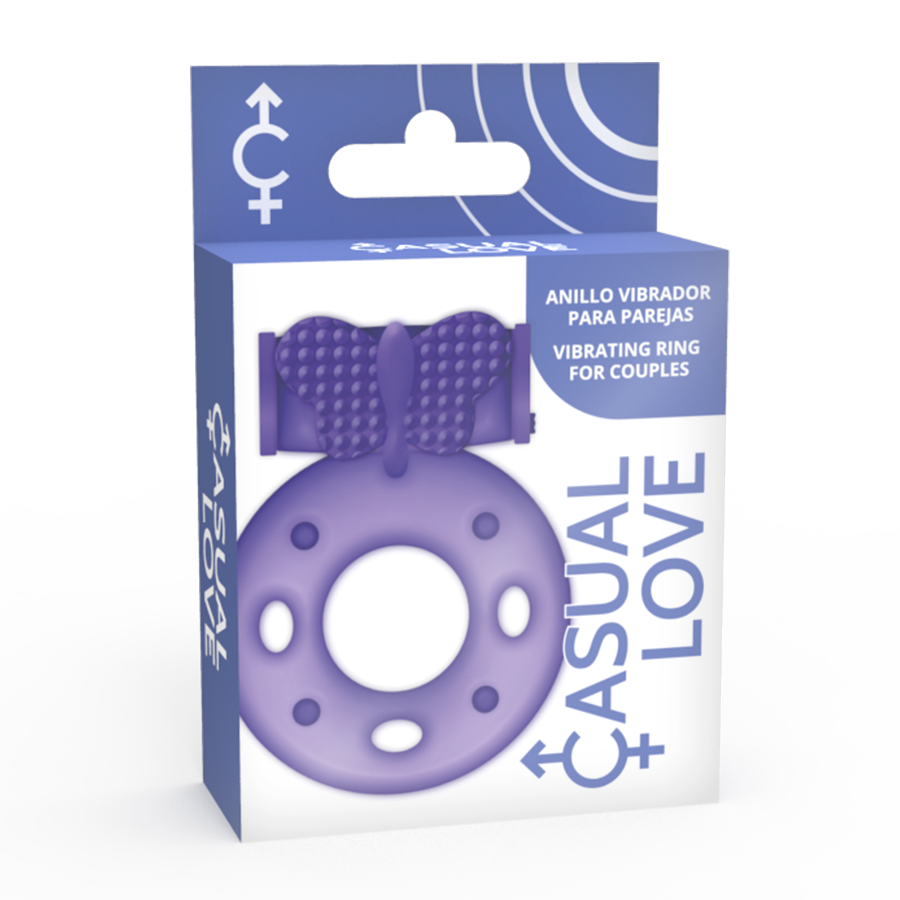 Anneau vibrant stimulateur double plaisir — CASUAL LOVE