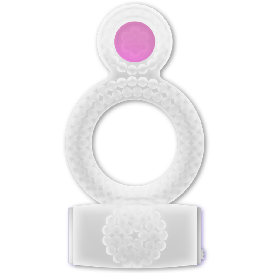 Bague transparente double plaisir — CASUAL LOVE
