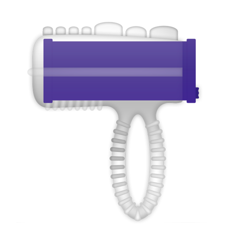Anneau vibrant langue lilas — CASUAL LOVE