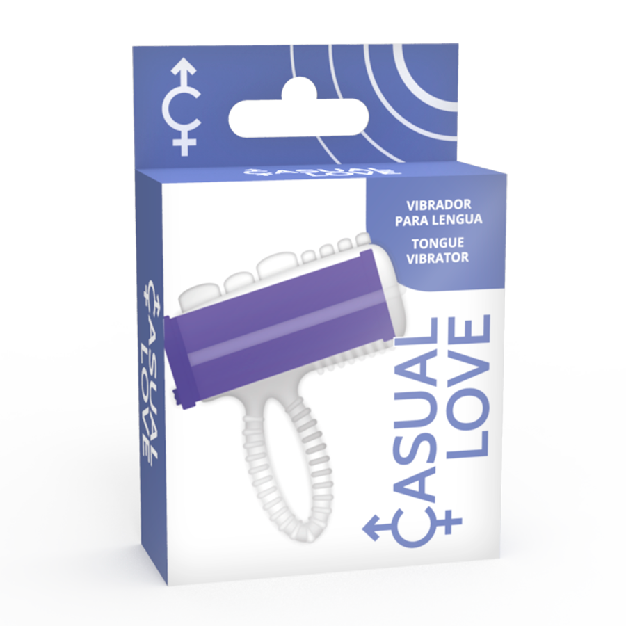 Anneau vibrant langue lilas — CASUAL LOVE