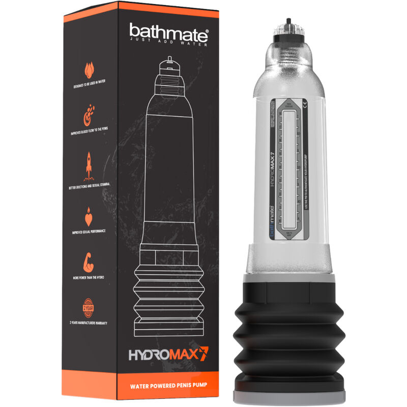 Pompe hydraulique Hydromax 7 transparente — BATHMATE
