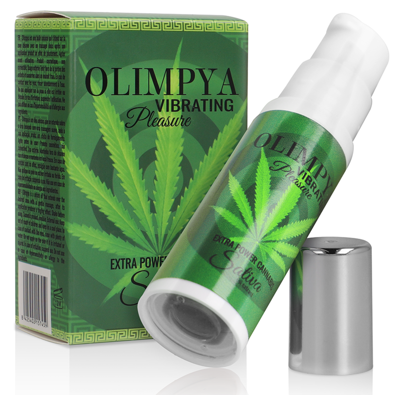 Stimulant intime vibrant à l'huile de cannabis extra sativa — OLIMPYA