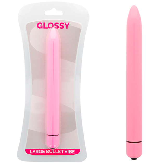 Vibrateur slim étanche rose — GLOSSY