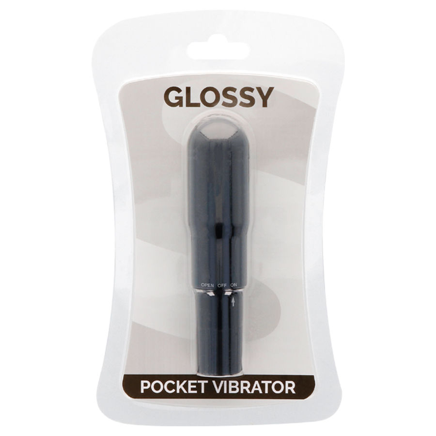 Vibrateur de poche noir vibrant et discret — GLOSSY