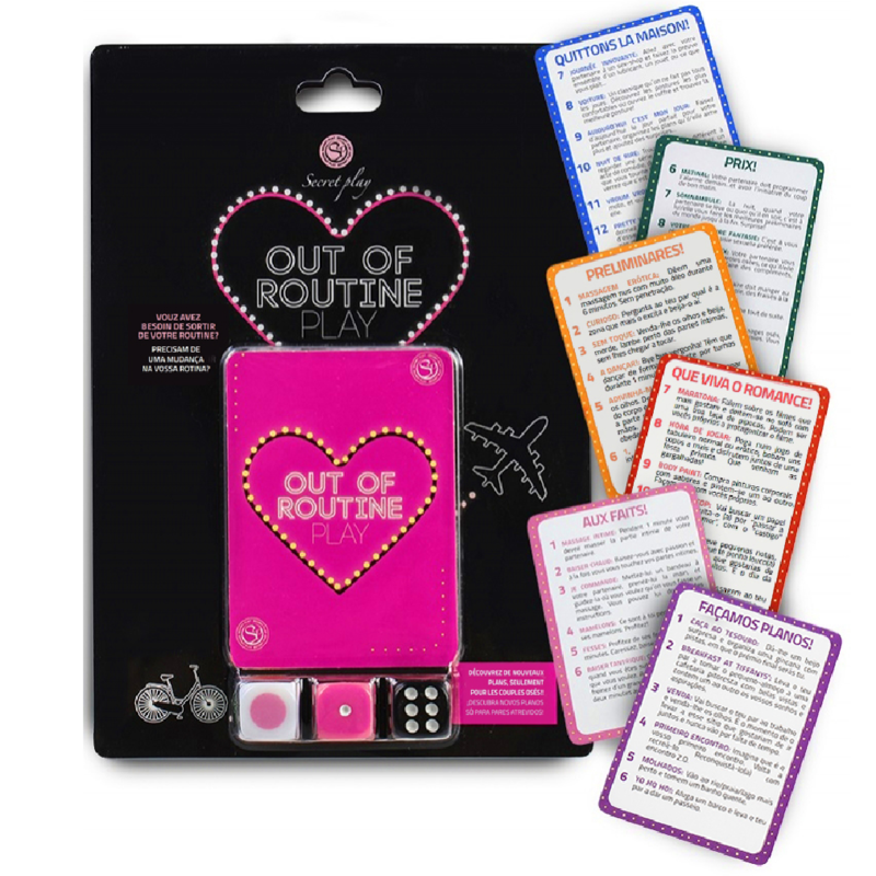 Jeu de défis pour couple hors routine — SECRETPLAY 100% GAMES
