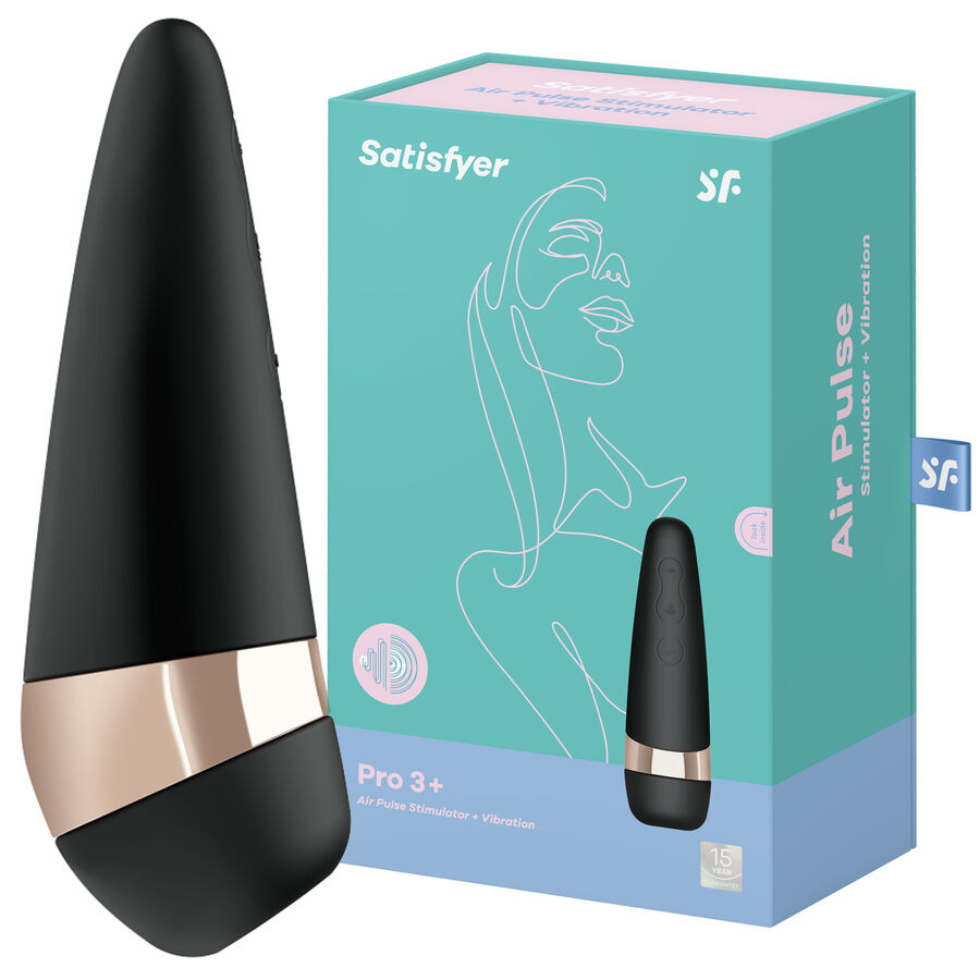 Stimulateur clitoridien à pulsations d'air vibrant Pro 3 — SATISFYER AIR PULSE