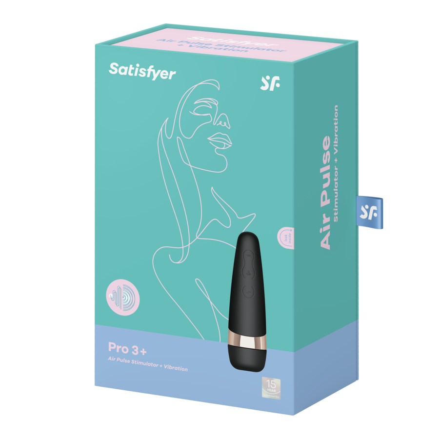 Stimulateur clitoridien à pulsations d'air vibrant Pro 3 — SATISFYER AIR PULSE