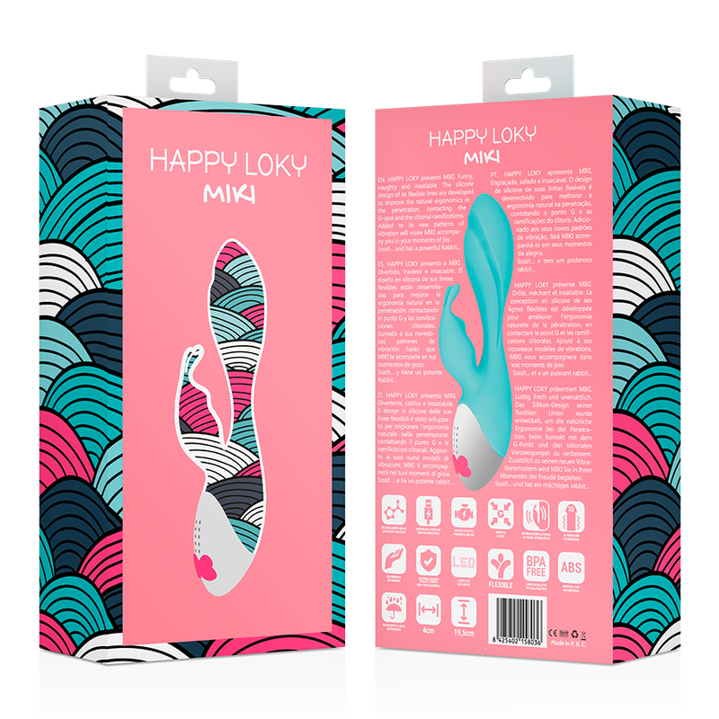 Vibrateur lapin double stimulation Miki — HAPPY LOKY