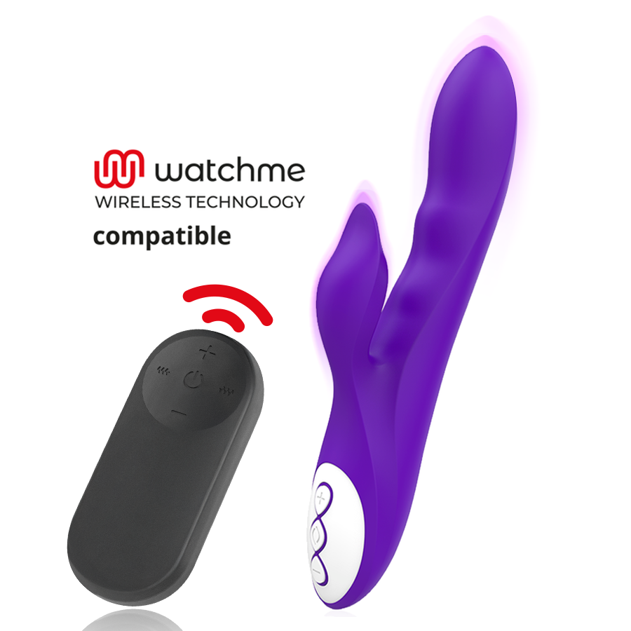 Vibromasseur Galo lilas avec télécommande Watchme — GALATEA