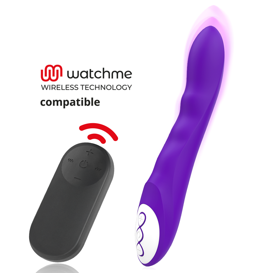 Vibromasseur couple connecté violet — GALATEA