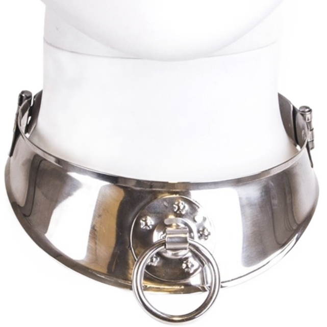 Collier de soumission en acier inoxydable avec anneau — METAL HARD