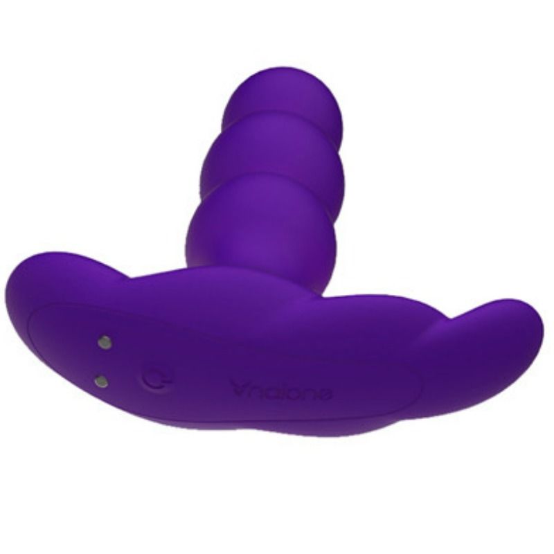 Vibromasseur anal télécommandé perle lilas — NALONE