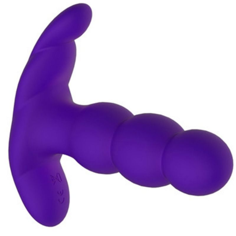 Vibromasseur anal télécommandé perle lilas — NALONE