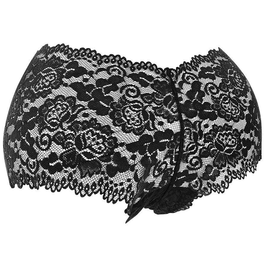 Stimulateur vibrant télécommandé avec culotte — BLACK&SILVER