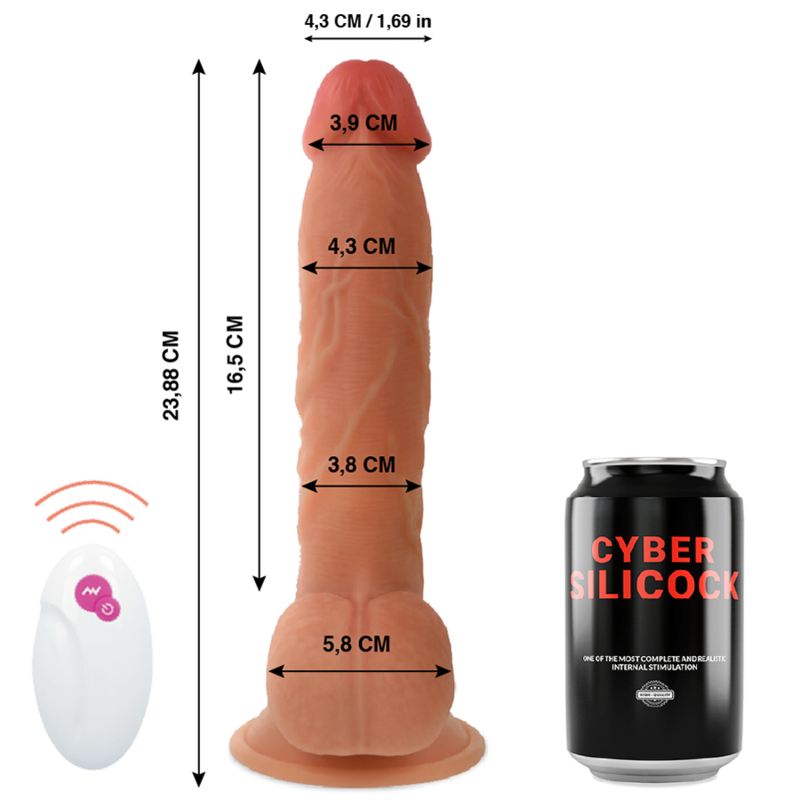 Masturbateur télécommandé Mr John ultra-réaliste — CYBER SILICOCK