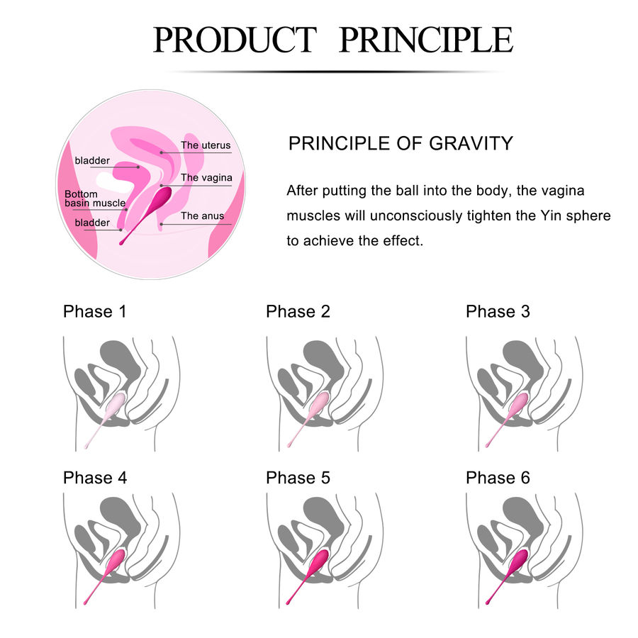 Ensemble d'entraînement musculaire pelvien Kegel Fit 6 pièces — LESLIE