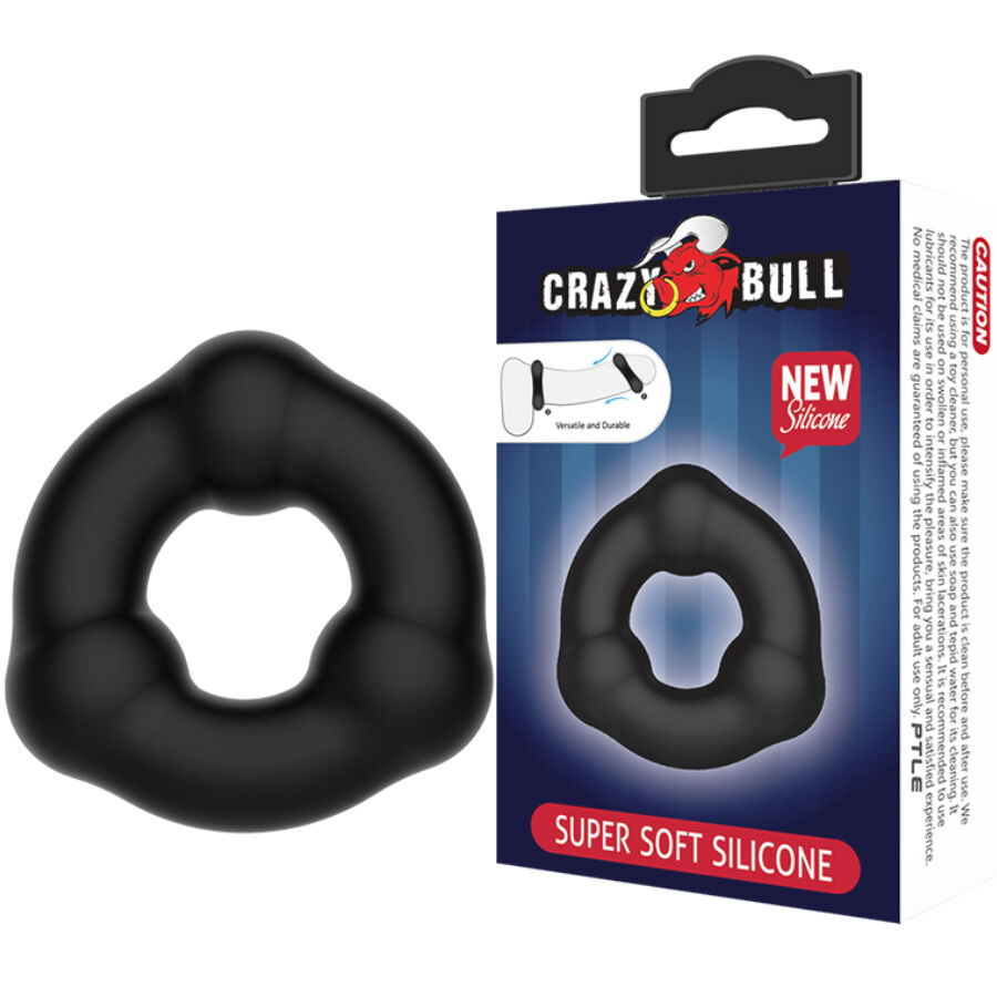 Bague en silicone ultra doux avec nodules — CRAZY BULL