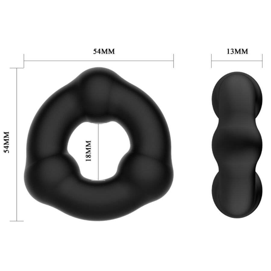 Bague en silicone ultra doux avec nodules — CRAZY BULL