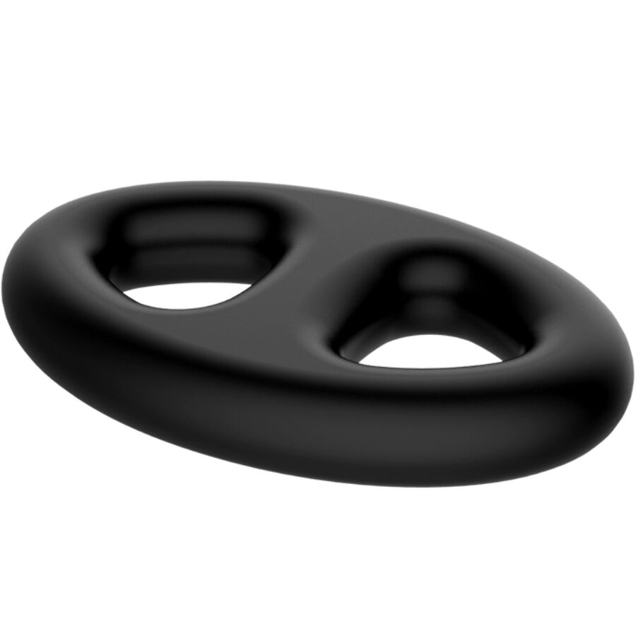 Anneau double ovale en silicone — Crazy Bull