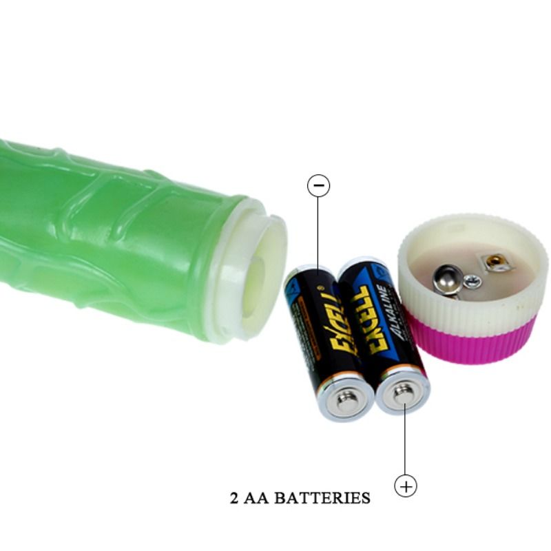 Vibrateur vague de plaisir vert 23 cm — BAILE VIBRATORS