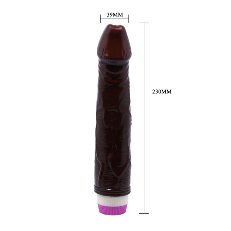 Vagues de plaisir vibrant 23 cm marron — BAILE VIBRATORS