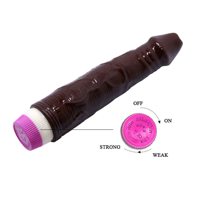 Vagues de plaisir vibrant 23 cm marron — BAILE VIBRATORS