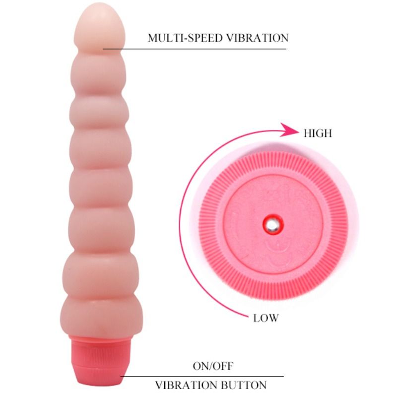 Vibrateur flexible à ondulations sensuelles — BAILE