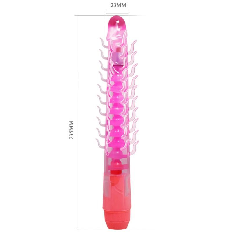 Gode vibrant pliable à colonne sensorielle — BAILE