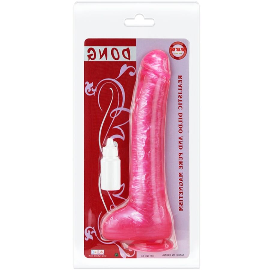 Gode réaliste rose avec ventouse — BAILE DILDOS