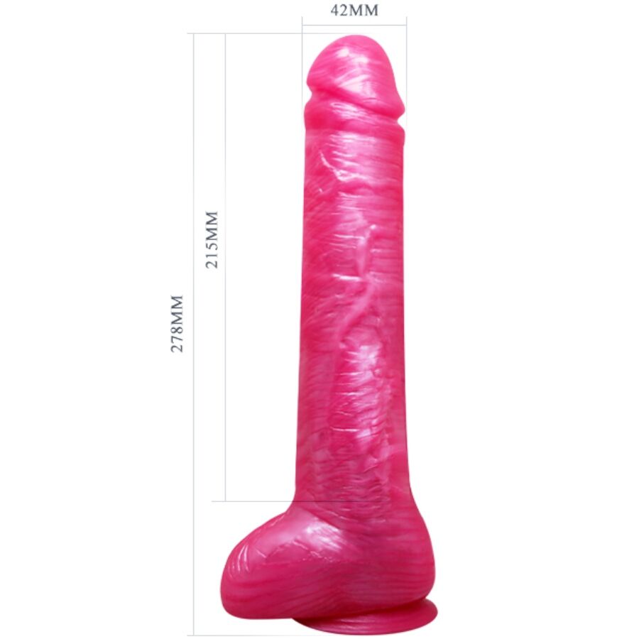 Gode réaliste rose avec ventouse — BAILE DILDOS