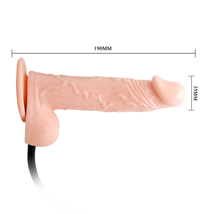 Gode vibrant gonflable réaliste — BAILE