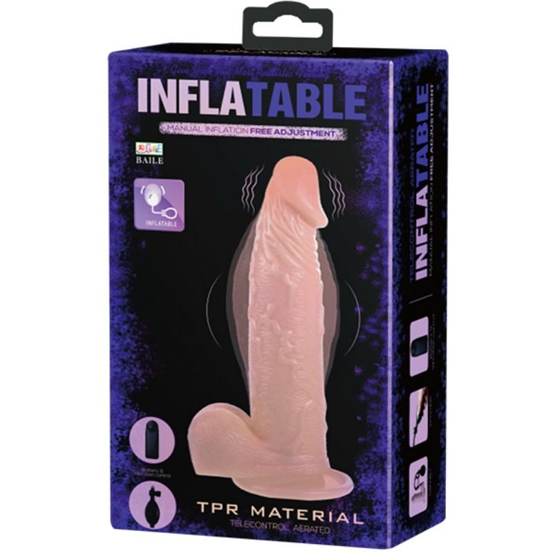 Gode vibrant gonflable réaliste — BAILE