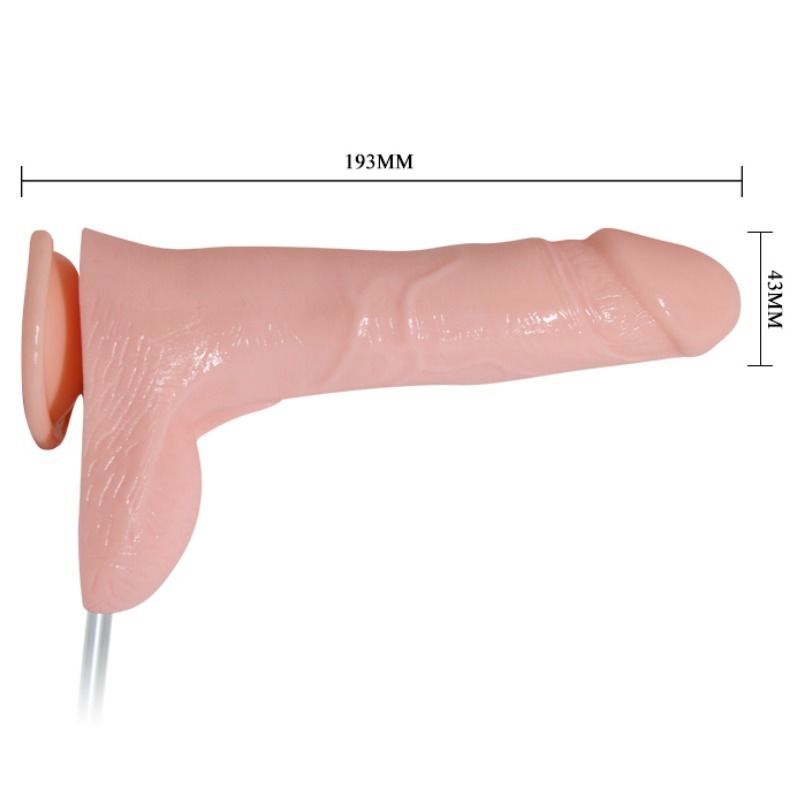 Gode réaliste vibrant avec fonction éjaculation — BAILE