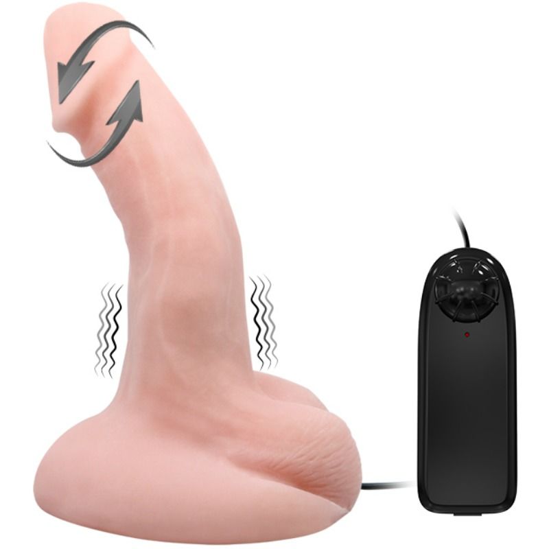 Gode vibrant réaliste avec rotation — BAILE VIBRATORS