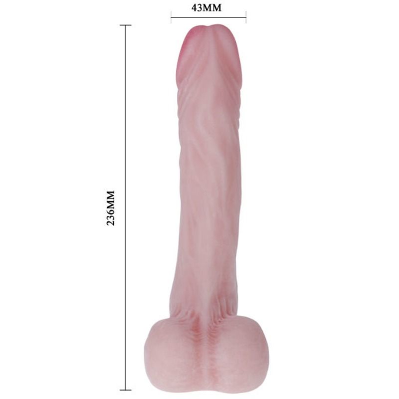 Gode réaliste naturel avec ventouse — BAILE DILDOS