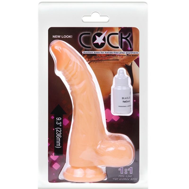 Godemichet réaliste vibrant avec ventouse — BAILE VIBRATORS