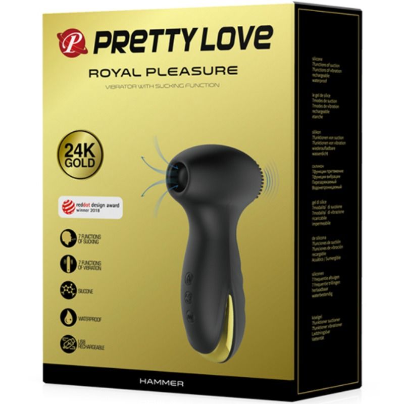 Marteau intelligent vibrant et aspirant — PRETTY LOVE SMART