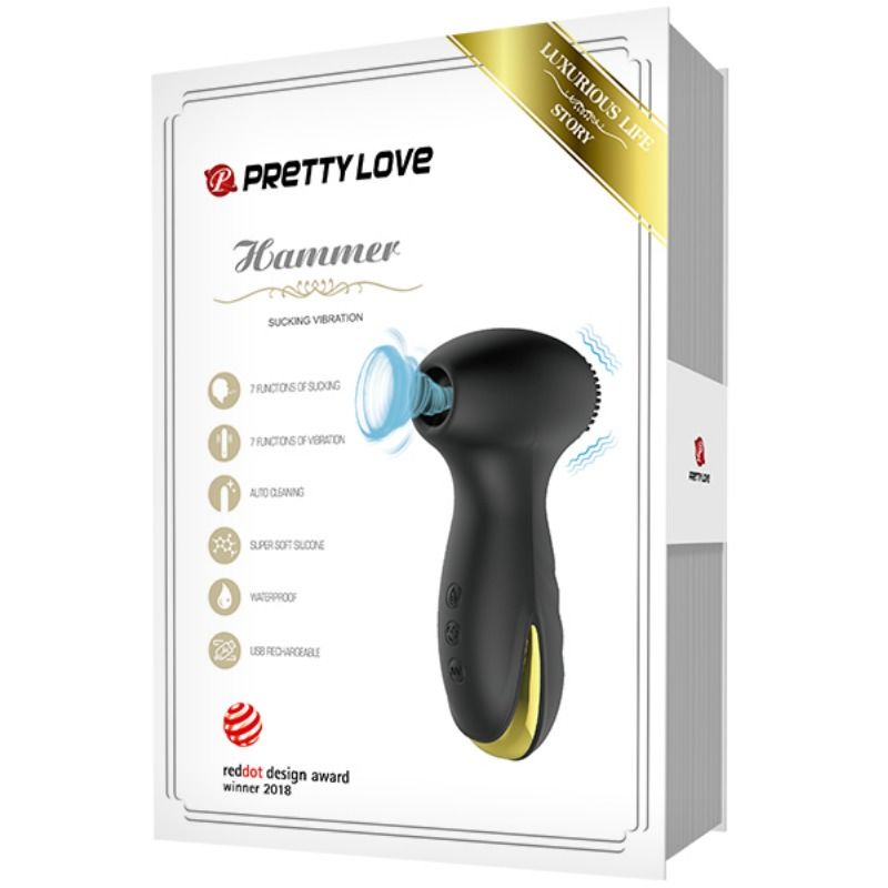 Marteau intelligent vibrant et aspirant — PRETTY LOVE SMART