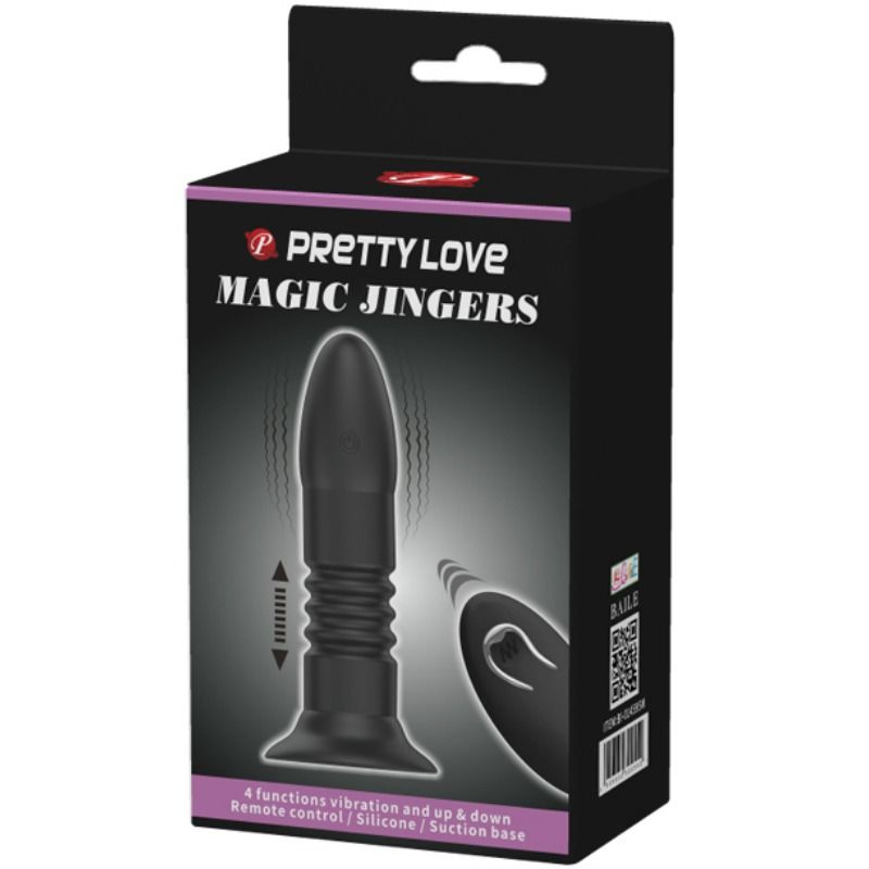 Plug anal vibrant télécommandé avec fonction haut et bas — PRETTY LOVE BOTTOM