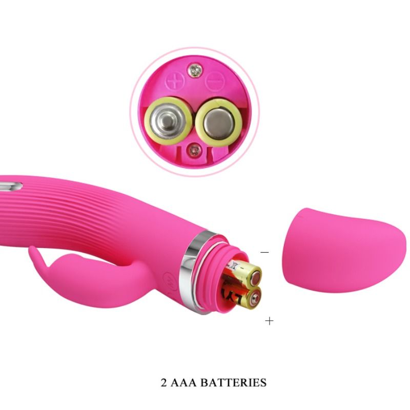 Vibromasseur lapin avec stimulation électrique — PRETTY LOVE FLIRTATION