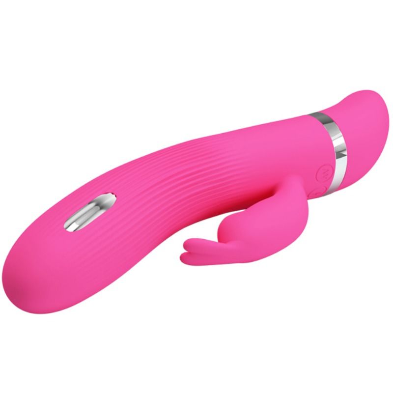 Vibromasseur lapin avec stimulation électrique — PRETTY LOVE FLIRTATION