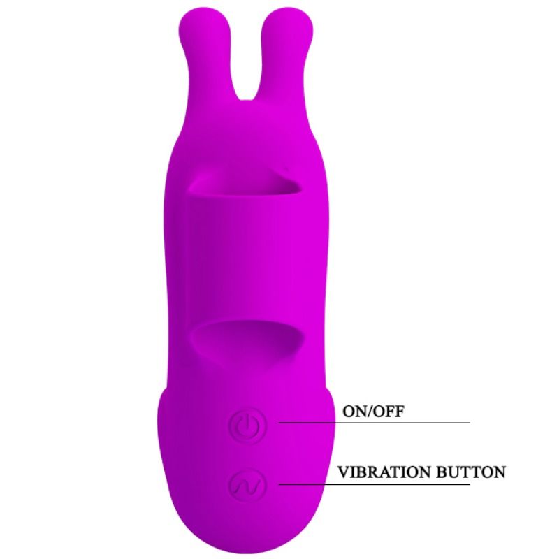 Vibromasseur lapin rechargeable à enfiler — PRETTY LOVE SMART