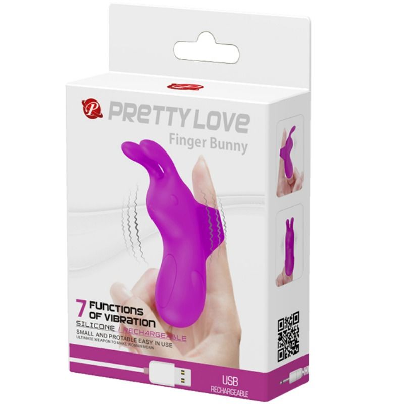Vibromasseur lapin rechargeable à enfiler — PRETTY LOVE SMART
