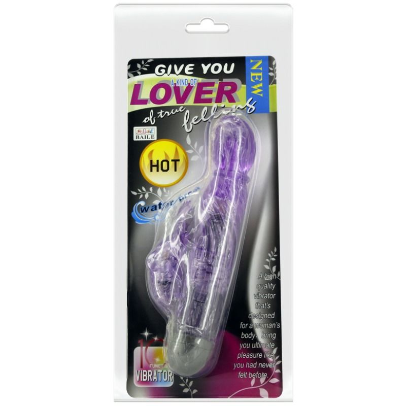 Vibrateur lapin avec stimulation double 10 modes — BAILE VIBRATORS