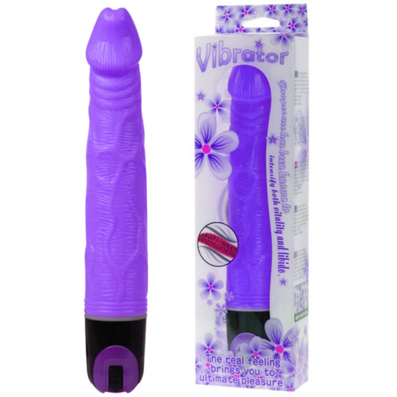 Vibrateur multivitesse texturé et veiné — BAILE