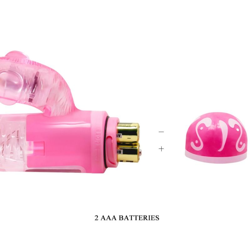 Vibrateur lapin multivitesse avec stimulateur — BAILE VIBRATORS